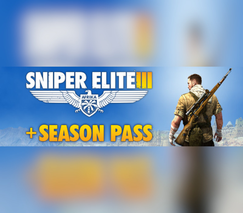 Sniper Elite 3 + Сезонный пропуск DLC EU PC Steam Ключ
