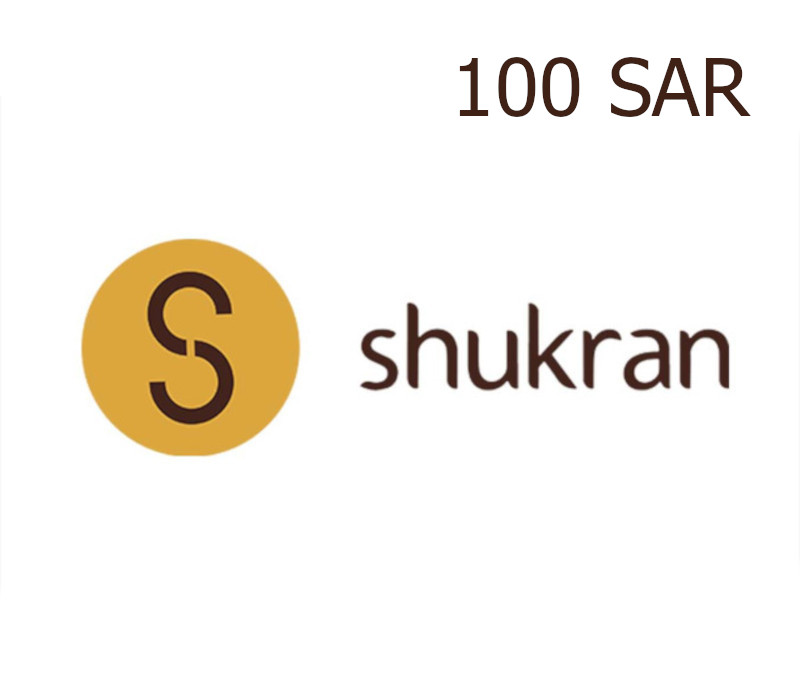 Shukran 100 SAR Подарочная карта SA