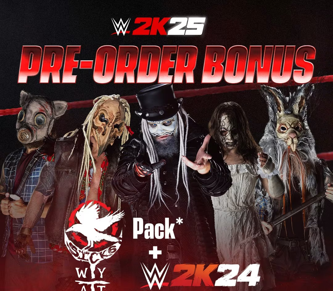 WWE 2K25 - Pre-order Bonus DLC EU Nintendo Switch 2 Ключ
