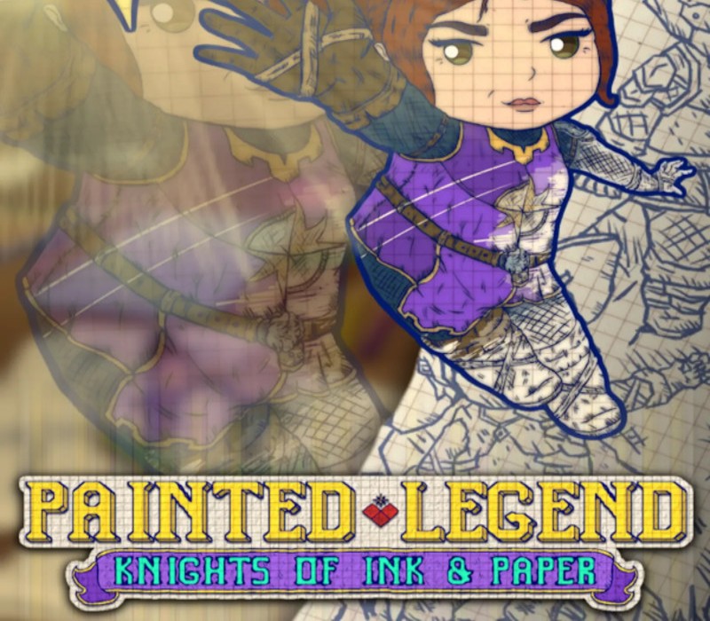 Painted Legend: Knights of Ink & Paper PC Steam Ключ