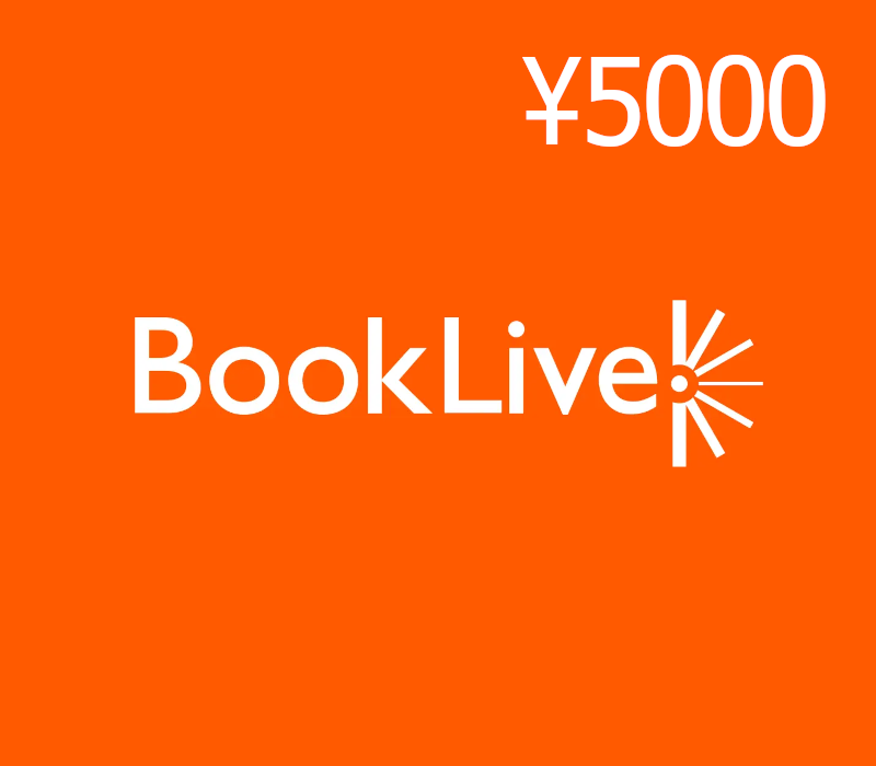 BookLive ¥5000 Подарочная карта JP