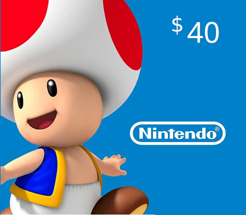 Nintendo eShop Предоплаченная карта USD 40 Key US
