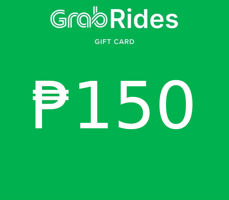 Grab Rides PHP 150 Подарочная карта PH