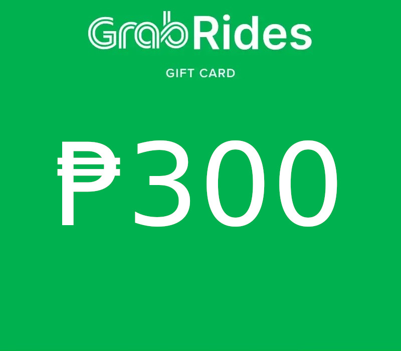 Grab Rides PHP 300 Подарочная карта PH