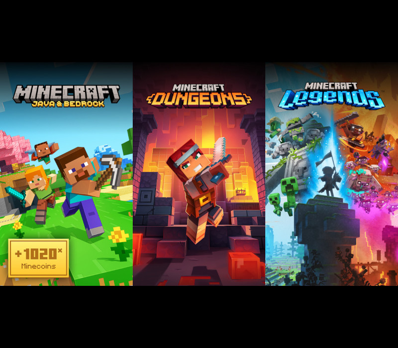 Minecraft Triple Bundle PC Windows Account