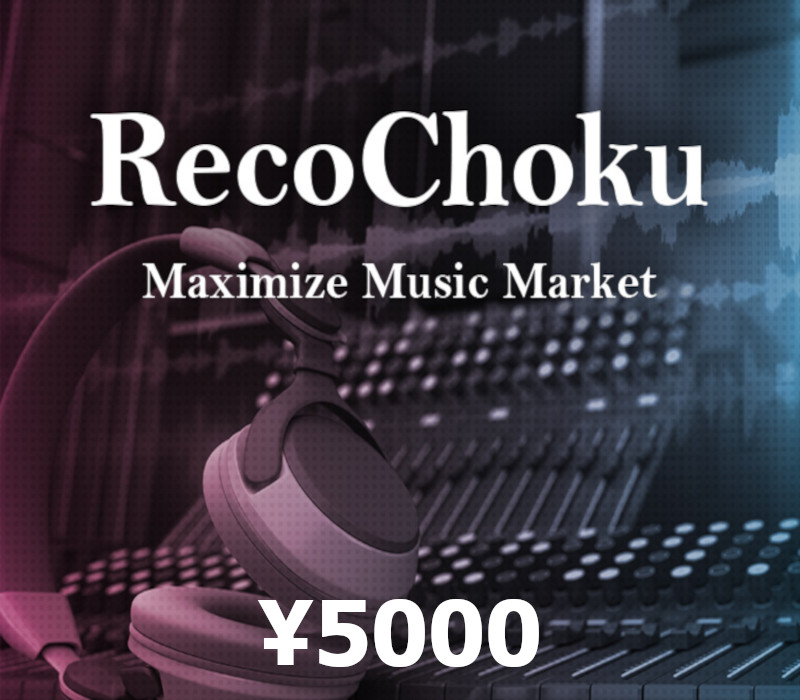 Recochoku ¥5000 Подарочная карта JP