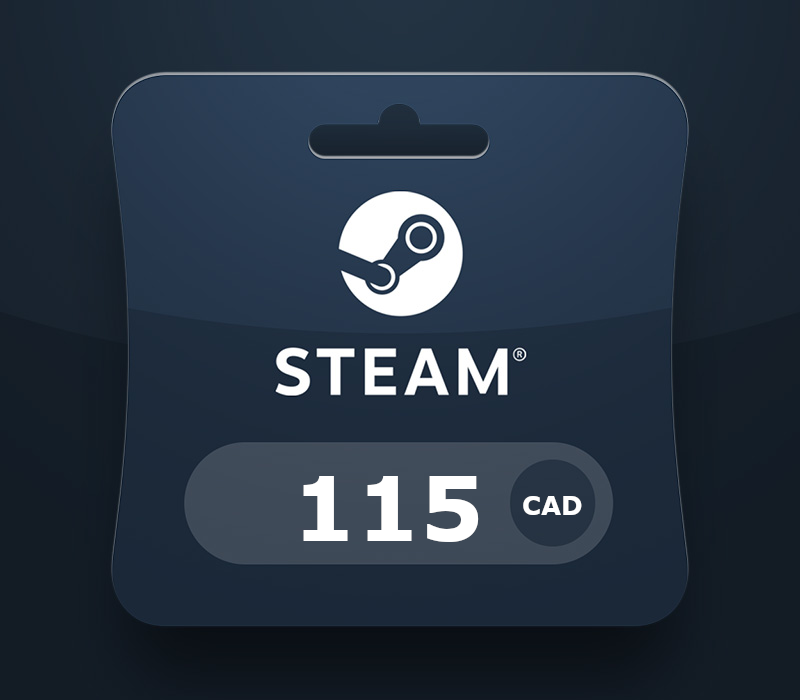 Steam Wallet CAD 115 Подарочная карта CA
