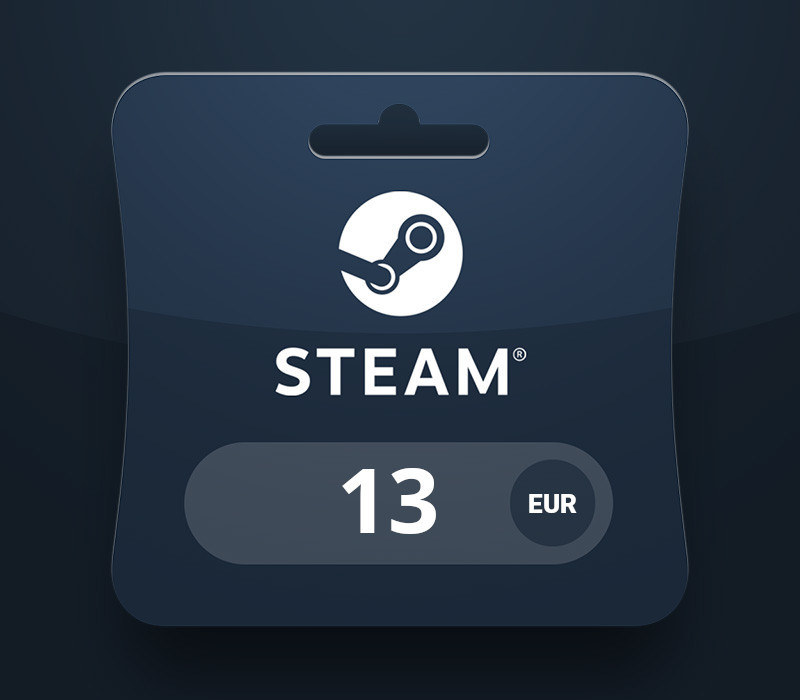 Steam Wallet EUR 13 Подарочная карта EU