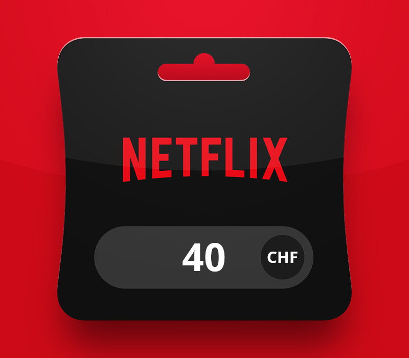 Netflix CHF 40 Подарочная карта CH