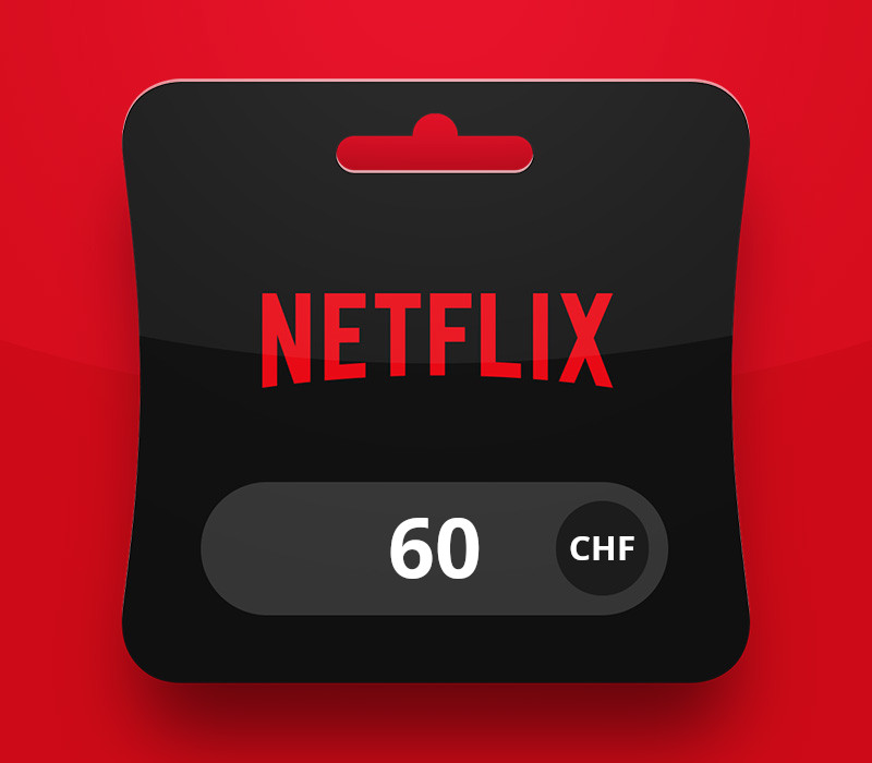 Netflix CHF 60 Подарочная карта CH
