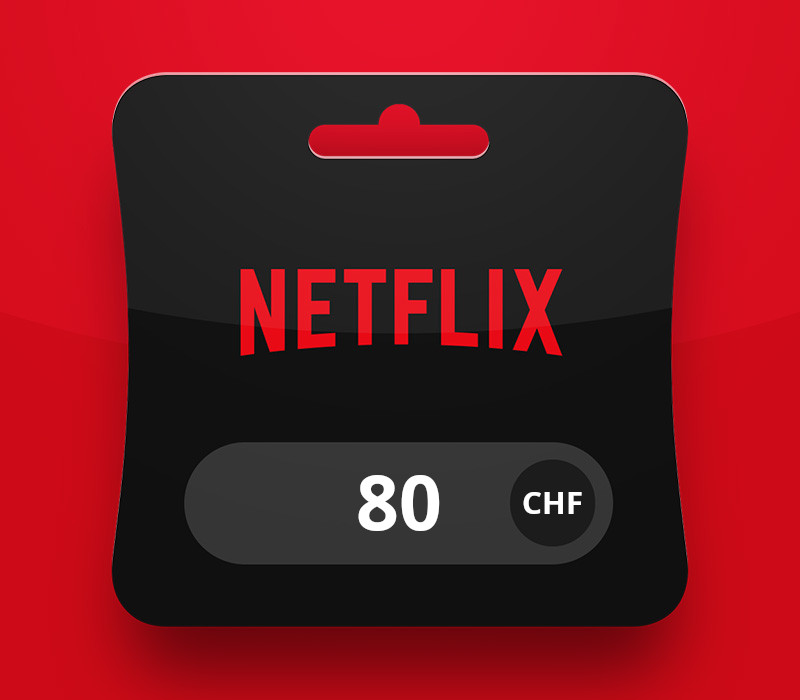 Netflix CHF 80 Подарочная карта CH