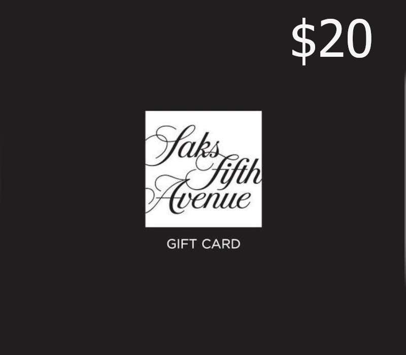 Saks Fifth Avenue $20 Подарочная карта US