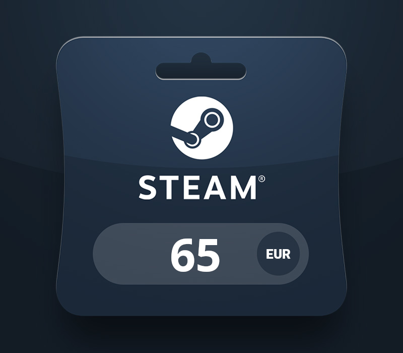 Steam Wallet EUR 65 Подарочная карта EU