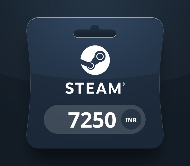 Steam Карта пополнения ₹7250 INR Код активации