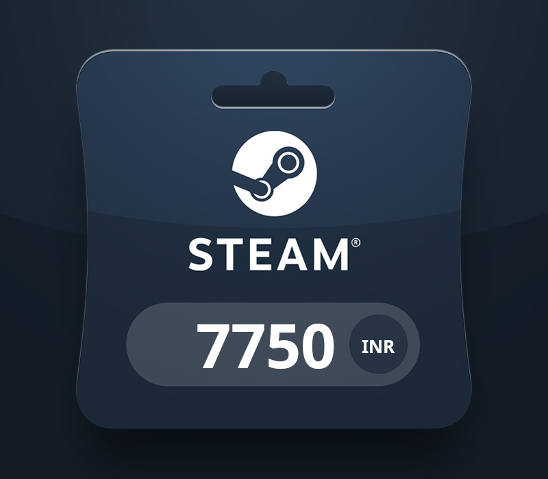 Steam Карта пополнения ₹7750 INR Код активации