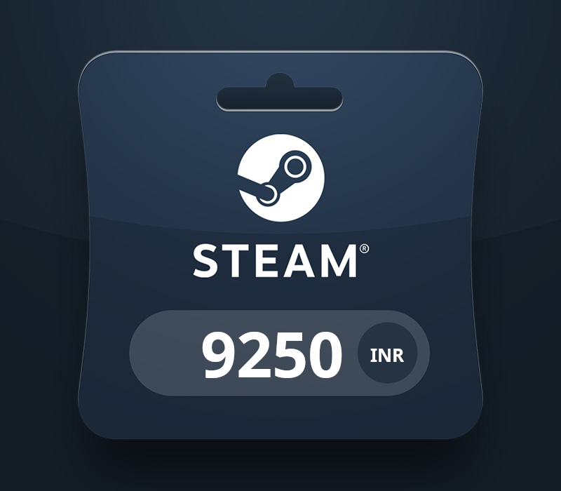 Steam Wallet INR 9250 Подарочная карта IN