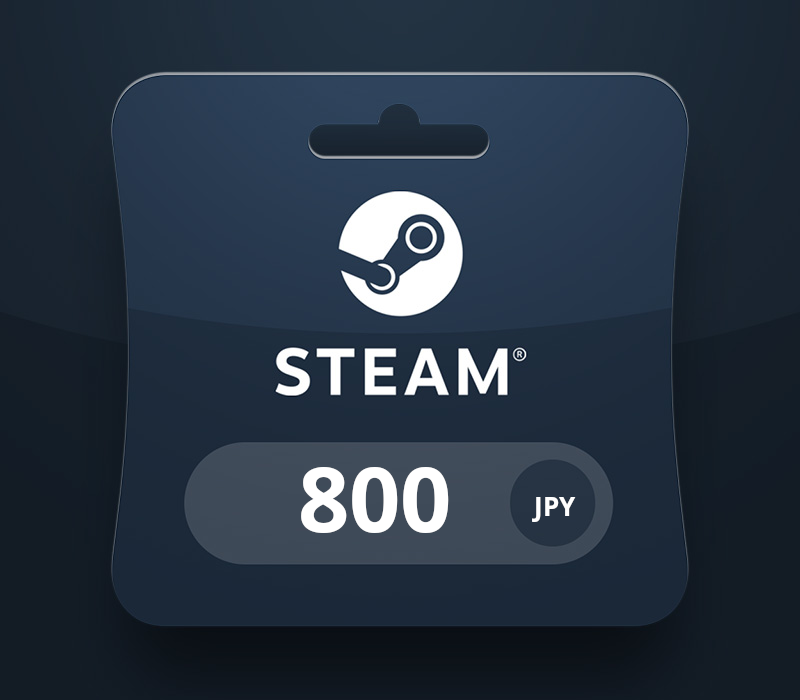 Steam Wallet JPY 800 Подарочная карта JP