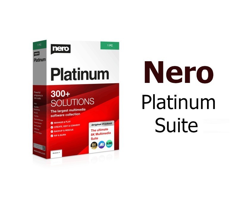 Nero Platinum Suite Ключ (1 Year / 1 PC)