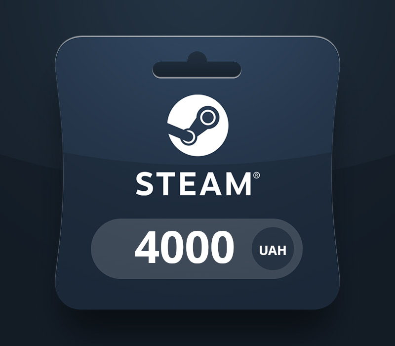 Steam Карта пополнения UAH 4000 UA Код активации