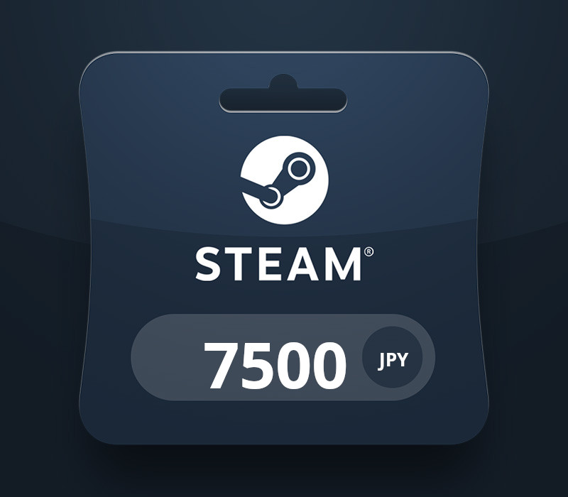 Steam Wallet JPY 7500 Подарочная карта JP