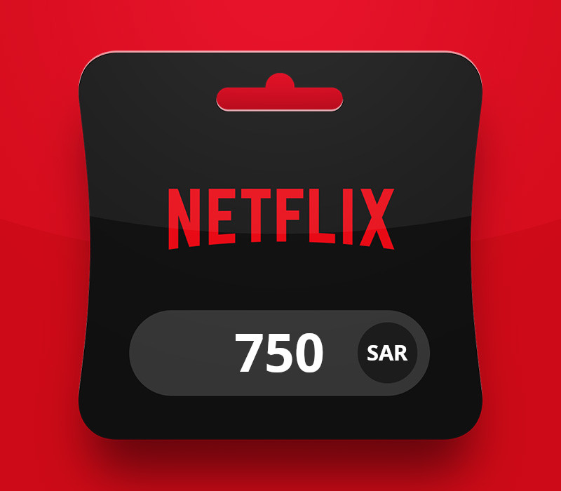 Netflix SAR 750 Подарочная карта SA