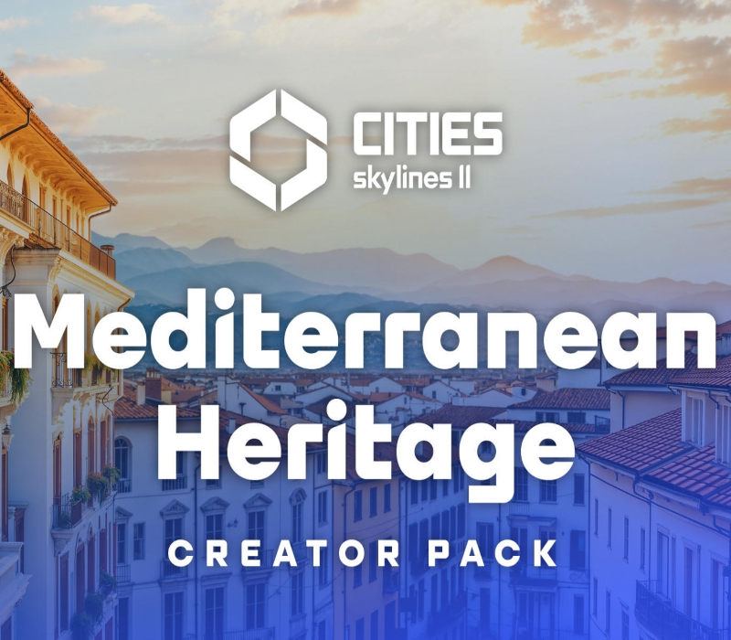 Cities: Skylines II - Creator Pack: Mediterranean Heritage DLC PC Steam Ключ