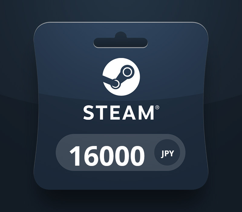 Steam Wallet JPY 16000 Подарочная карта JP