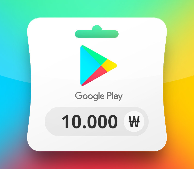 Google Play KRW 10000 Подарочная карта KR