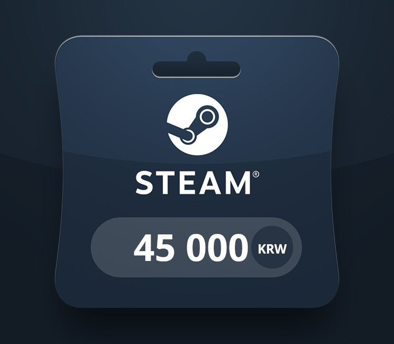 Steam Wallet KRW 45000 Gift Card KR