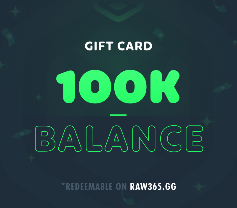 RAW365 100,000 Balance Подарочная карта