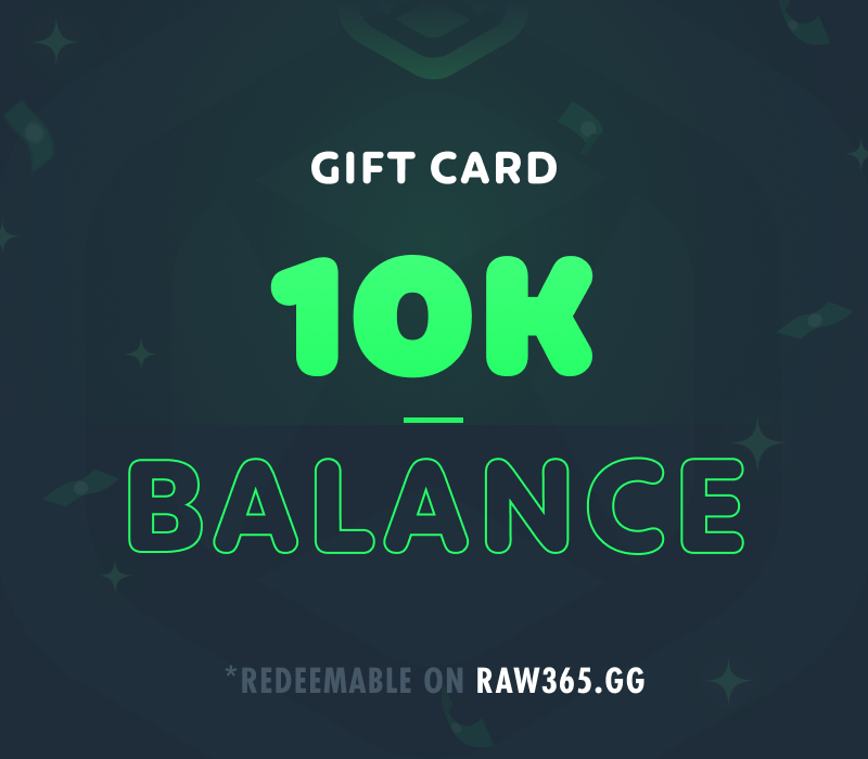 RAW365 10,000 Balance Подарочная карта