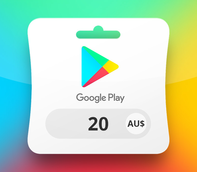 Google Play AUD 20 Подарочная карта AU
