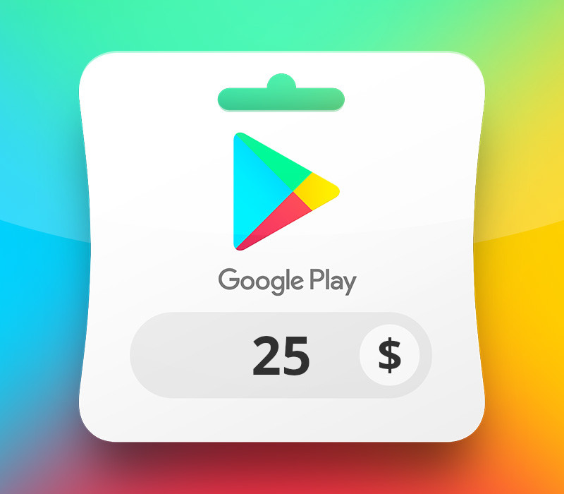 Google Play USD 25 Подарочная карта US