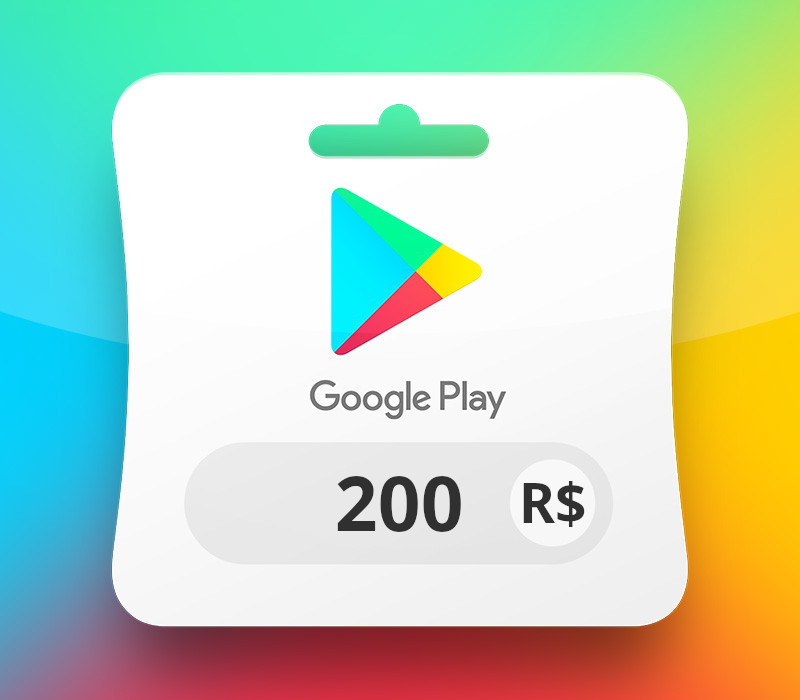 Google Play BRL 200 Подарочная карта BR