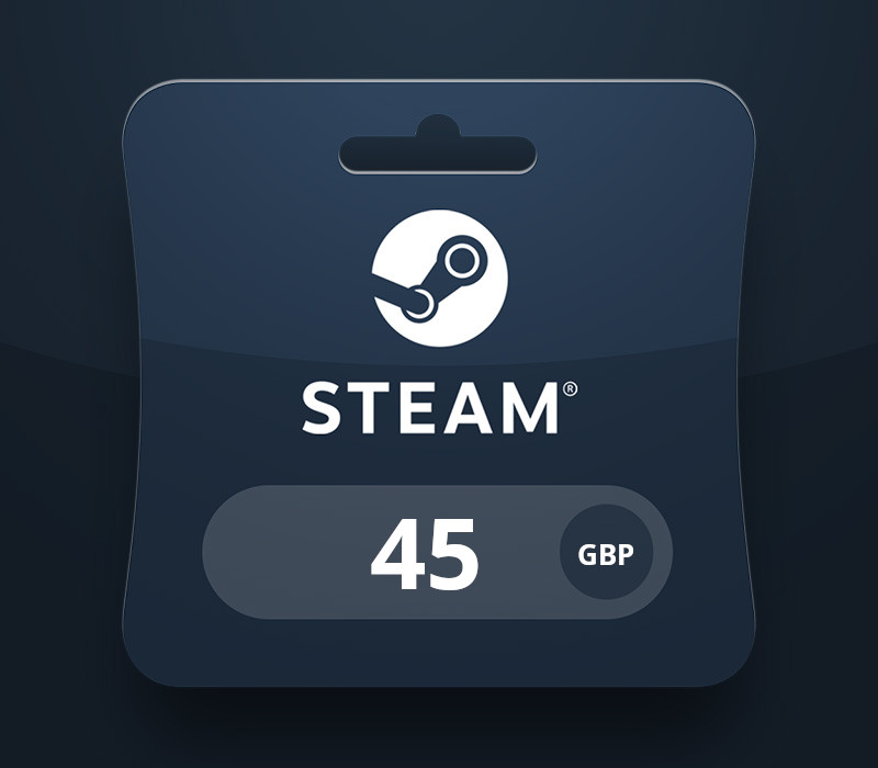 Steam Wallet GBP 45 Подарочная карта UK