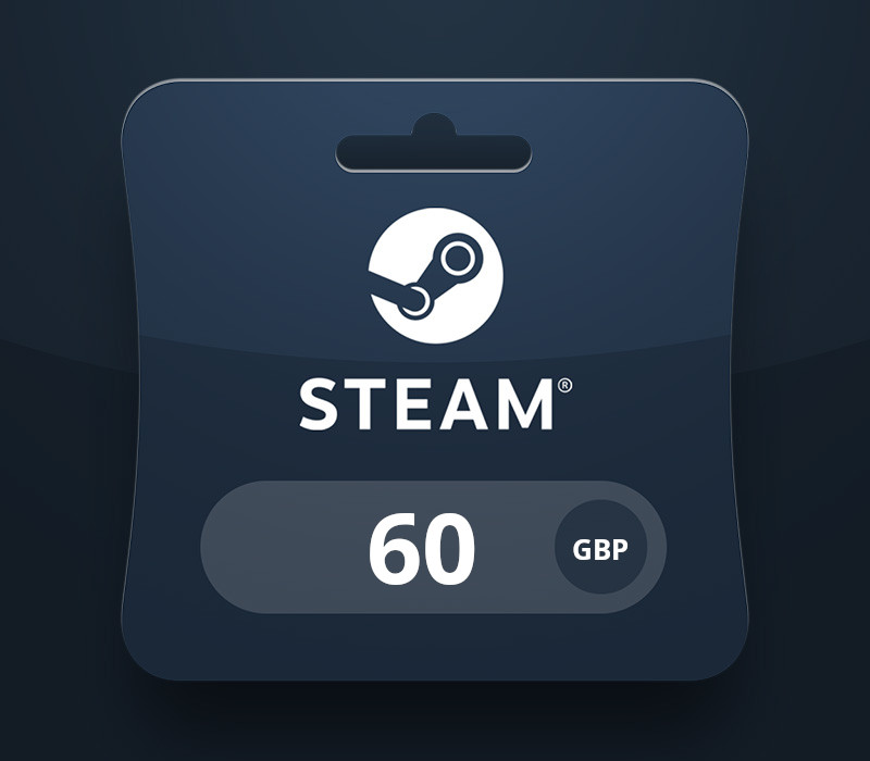 Steam Wallet GBP 60 Подарочная карта UK