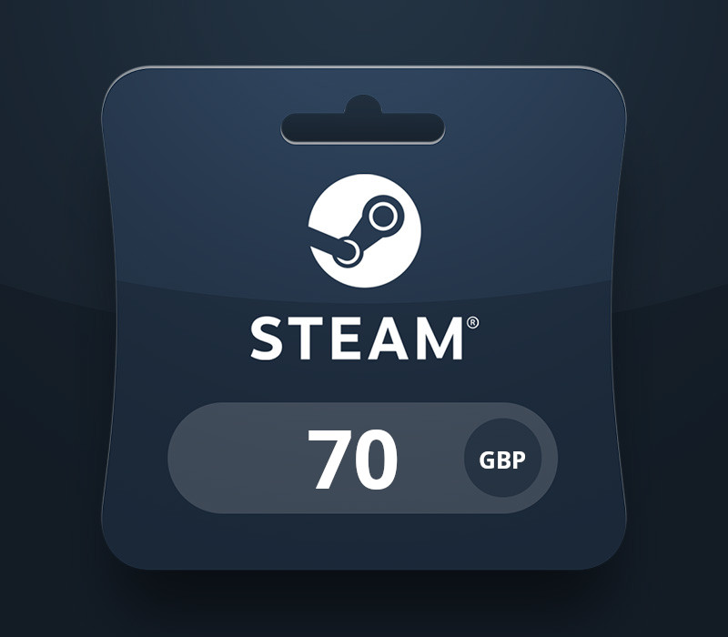 Steam Карта пополнения GBP 70 UK Код активации