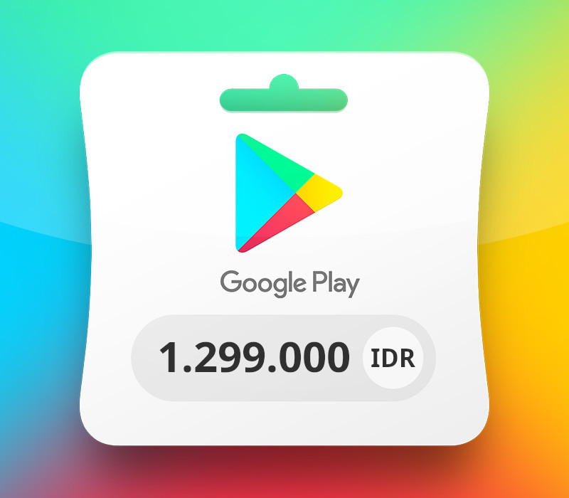 Google Play IDR 1299000 Подарочная карта ID