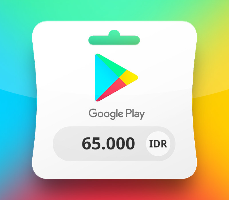 Google Play IDR 65000 Подарочная карта ID