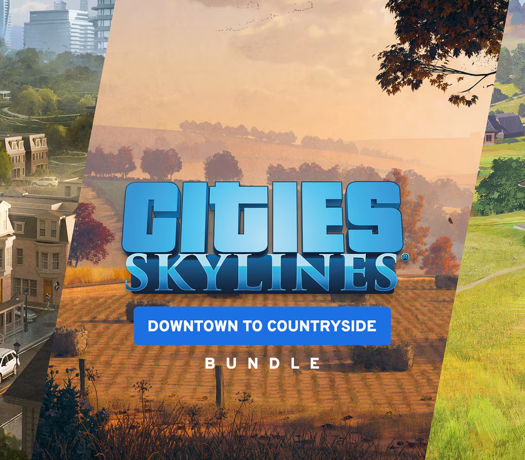 Cities: Skylines - Downtown to Countryside Набор DLC PC Steam Ключ