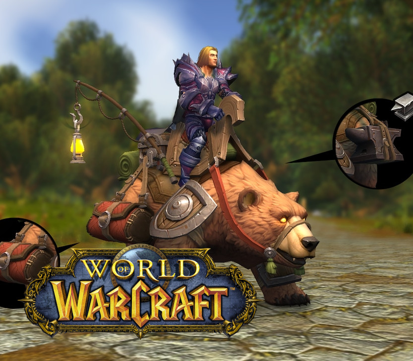 World of Warcraft - Grizzly Hills Packmaster Mount DLC PC Battle.net Альтергифт