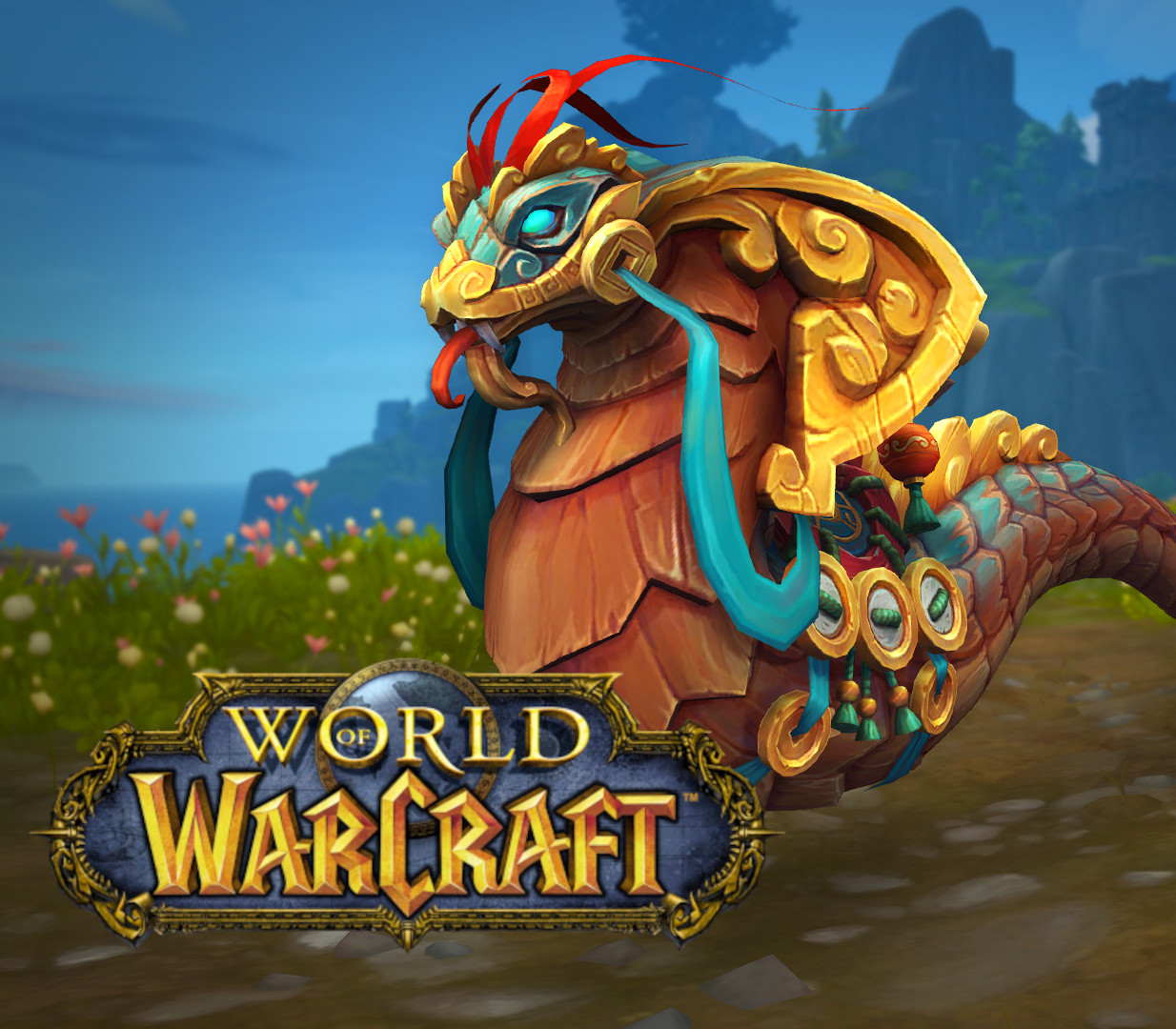 World of Warcraft - Timbered Sky Snake Mount DLC PC Battle.net Альтергифт