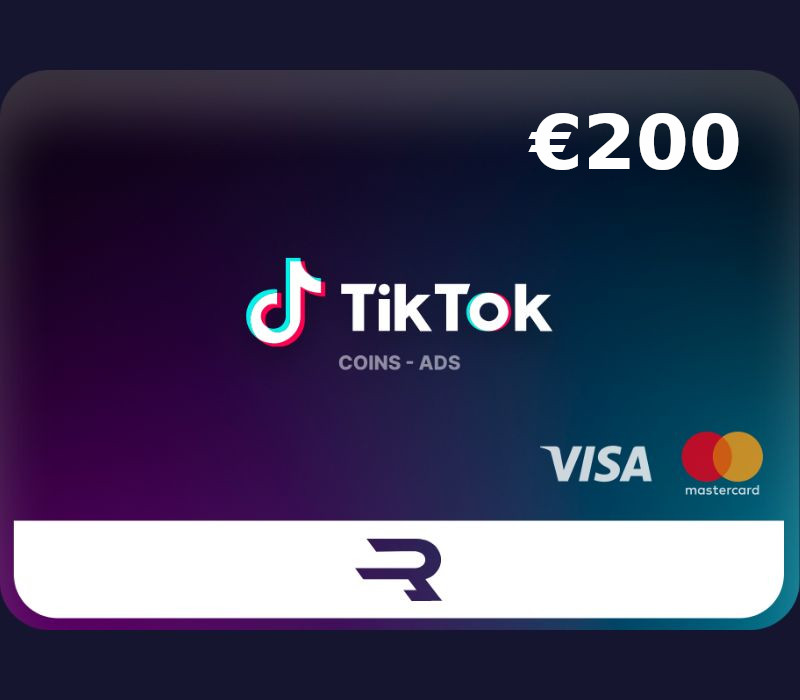 Rewarble TikTok EUR 200 Подарочная карта