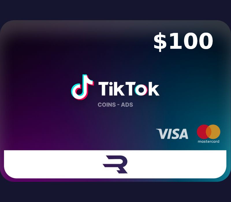 Rewarble TikTok USD 100 Подарочная карта