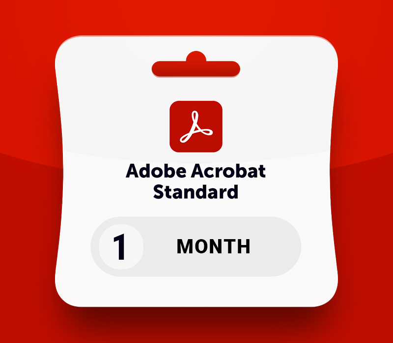 Adobe Acrobat Standard - 1 мес. подписка Ключ