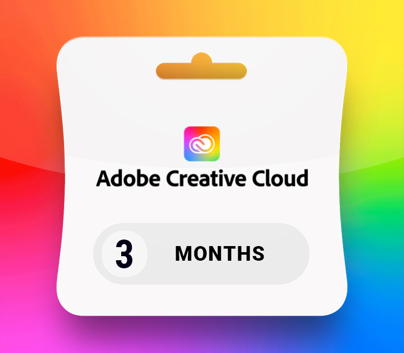 Adobe Creative Cloud Pro - 3 Months Subscription Key RoW
