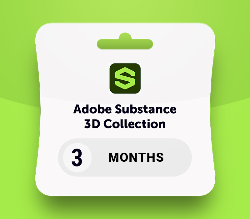 Adobe Substance 3D Коллекция - 3 мес. Subscription Ключ RoW