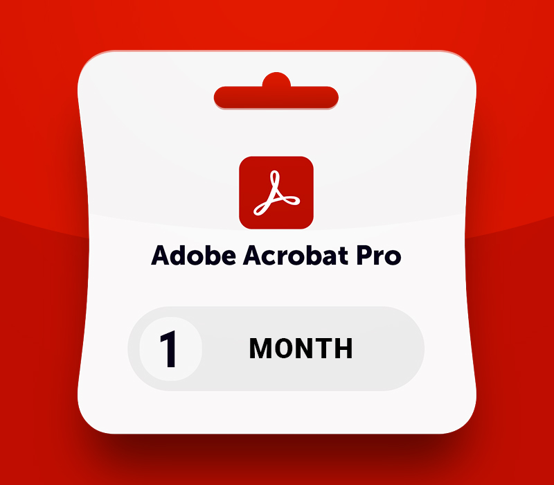 Adobe Acrobat Pro - 1 мес. подписка Ключ