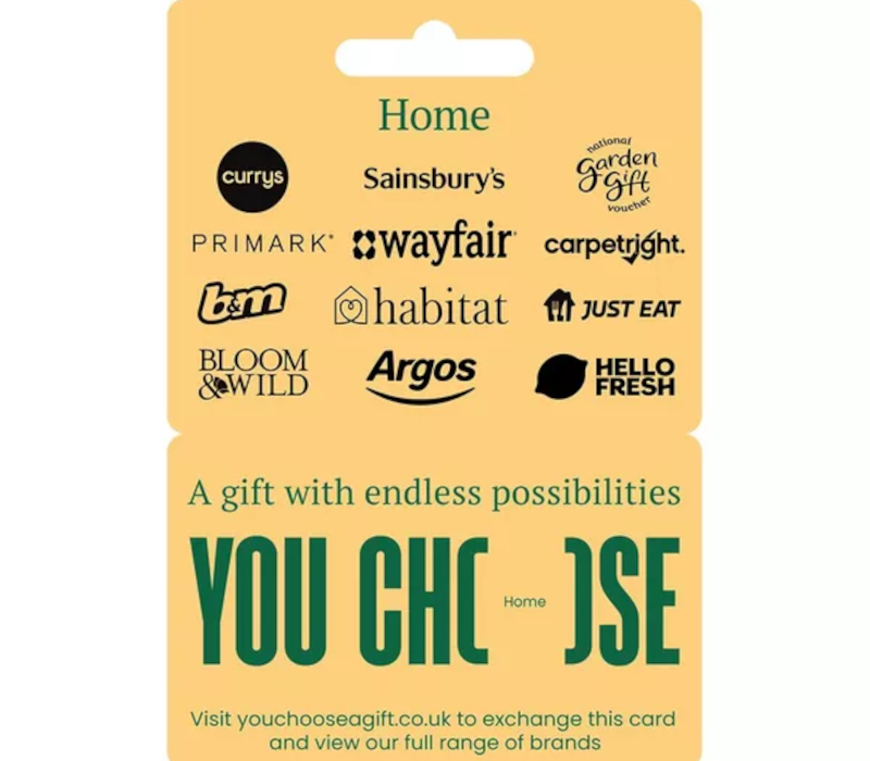 YouChoose HOME £10 Подарочная карта UK