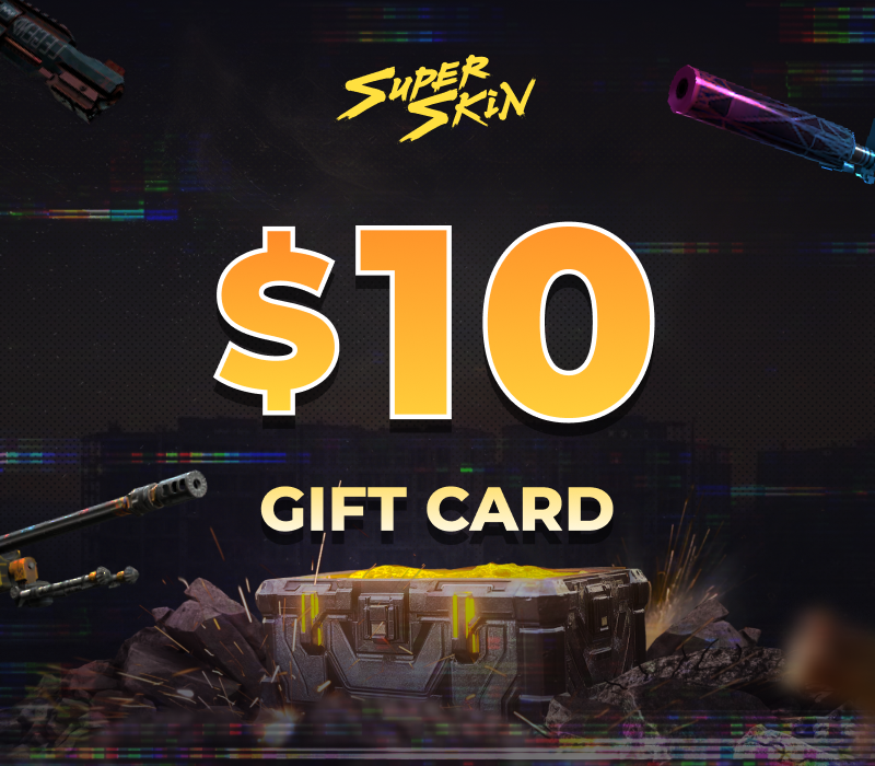 SuperSkin $10 Подарочная карта